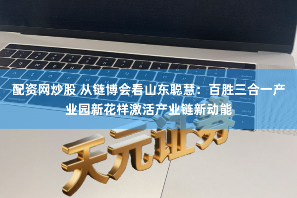 配资网炒股 从链博会看山东聪慧：百胜三合一产业园新花样激活产业链新动能